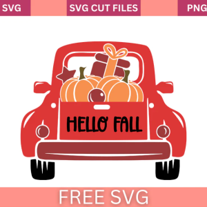 Fall Truck Svg Free